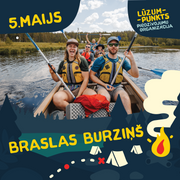Braslas Burziņš 25'- āra piedzīvojumu diena