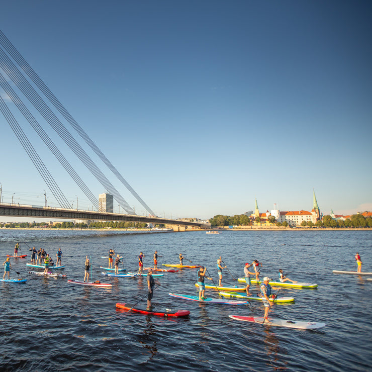 Laivu/ SUP brauciens Rīgā