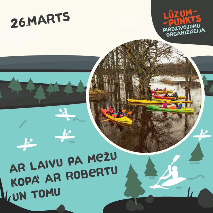 Grupa pilna. Ar laivu pa mežu kopā ar Robertu un Tomu Nr.2