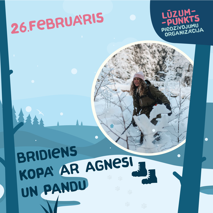 Grupa pilna. Bridiens kopā ar Agnesi un Pandu