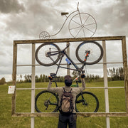 Grupa pilna. Velo brauciens ar velo entuziasti Ingu